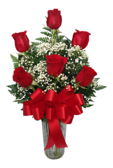 1/2 Dozen Red Roses