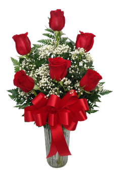 1/2 Dozen Red Roses