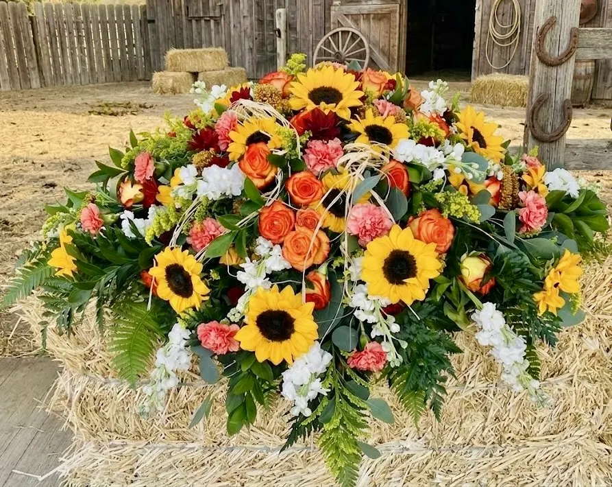 Country Casket Spray