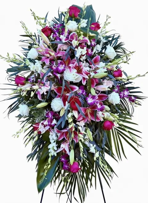 Large Standing Spray - Garden Look