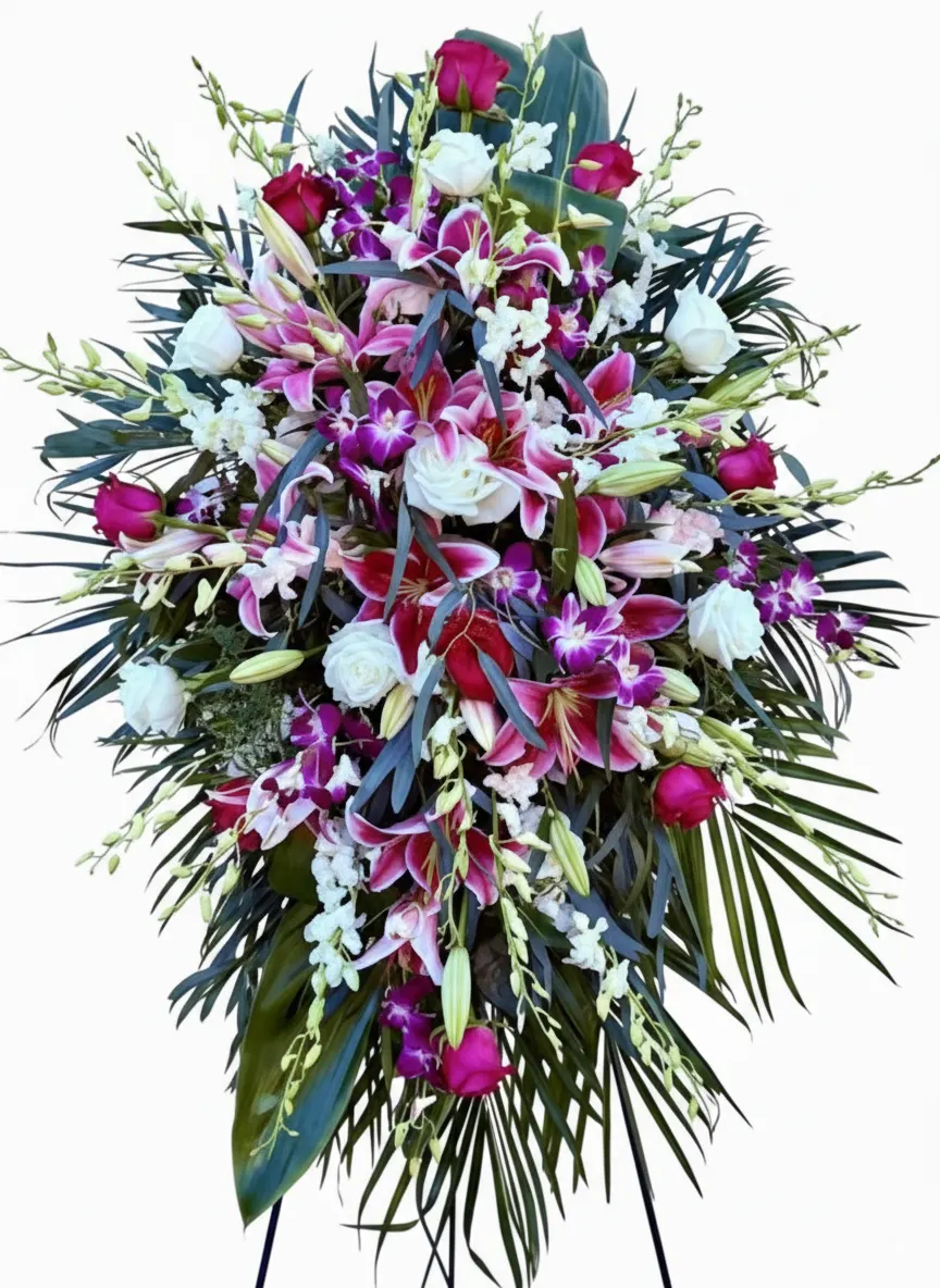 Large Standing Spray - Garden Look