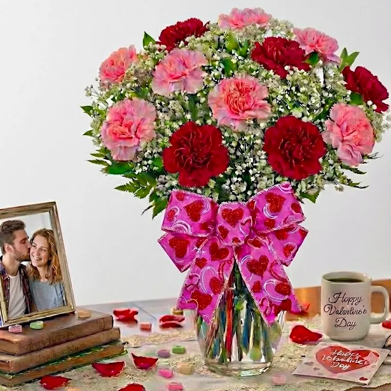 Valentine's Carnations